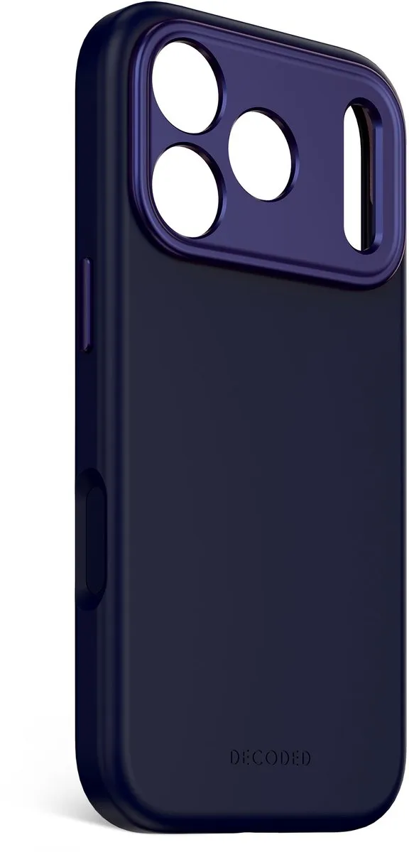 Decoded Siliconen Hoesje iPhone 17 Pro - Navy Blauw - Antibacterieel