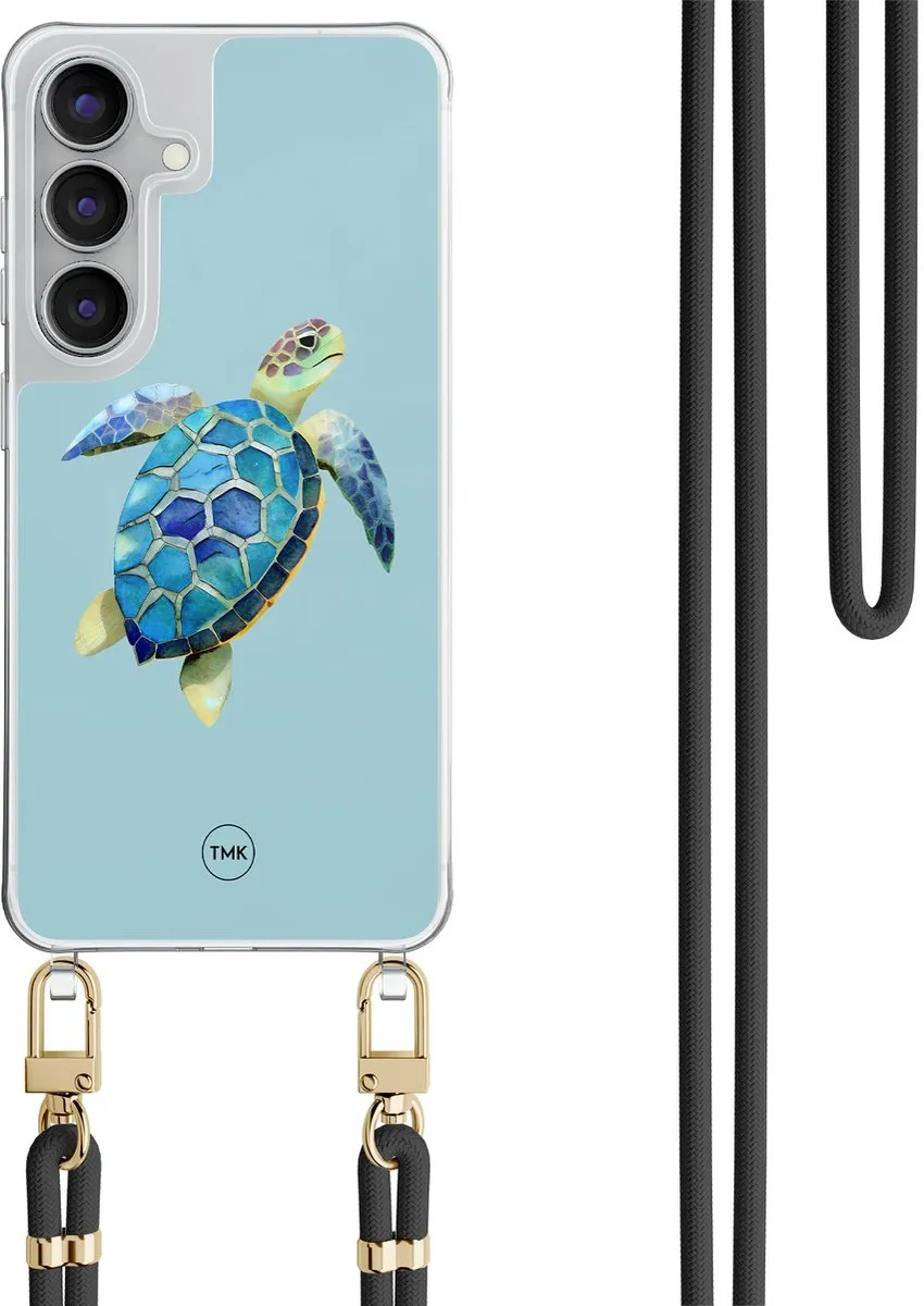 Casevibes S25 FE Telefoonhoesje Schildpad Blauw