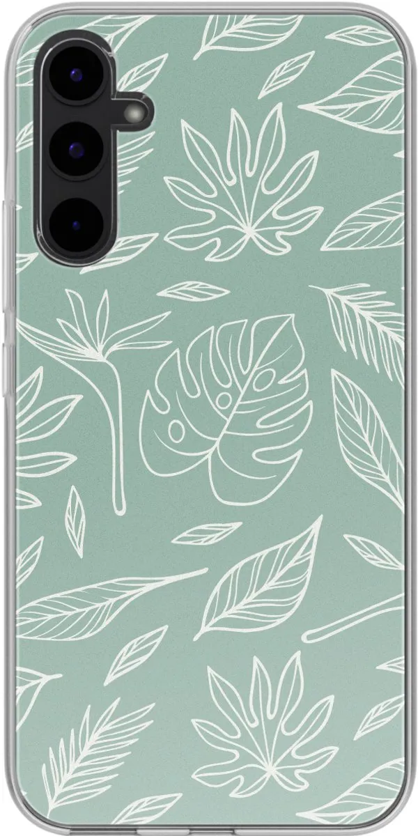 Imoshion Hoesje Samsung Galaxy A34 5G - Leaves Line-Art
