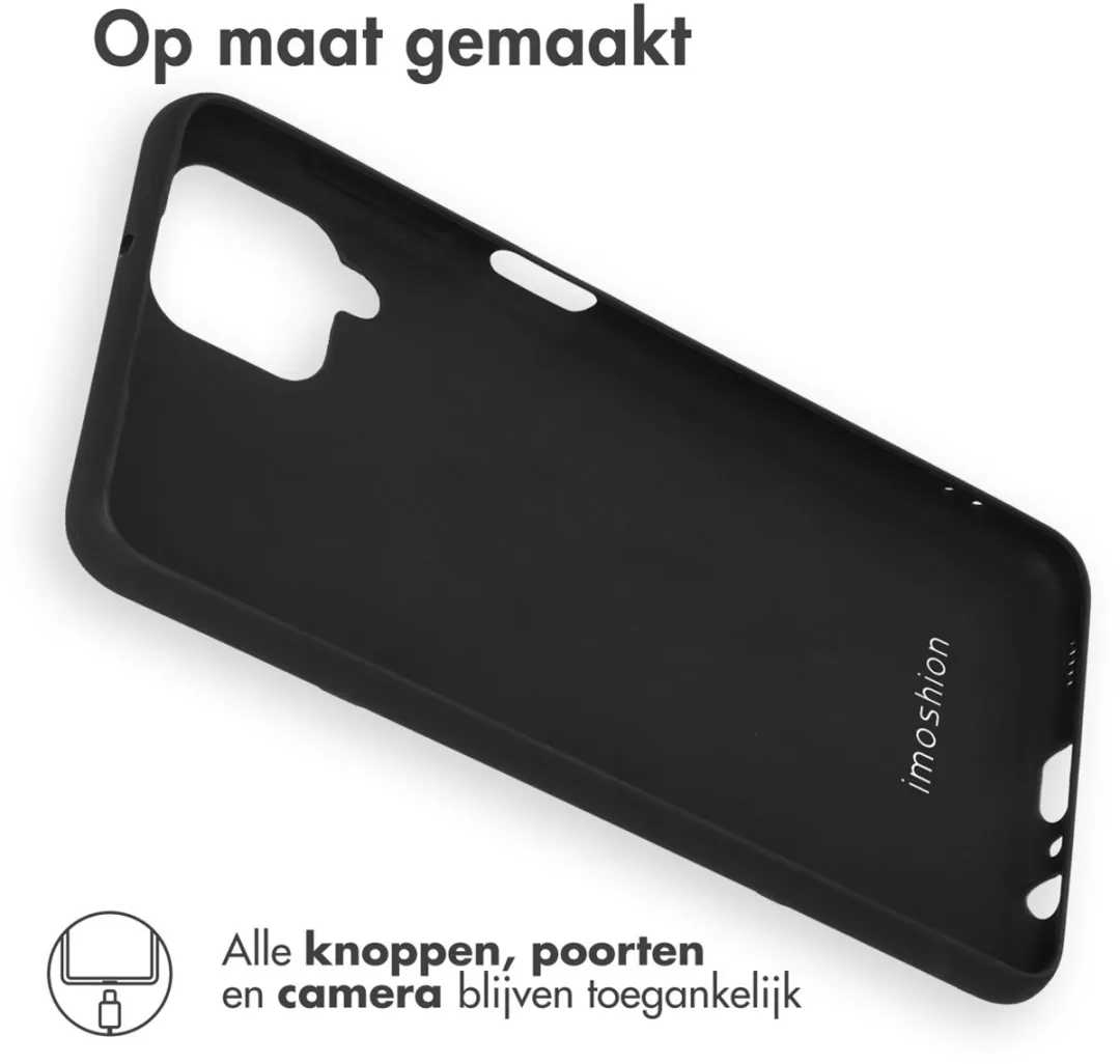 imosHion Hoesje Samsung Galaxy A12 - Zwart