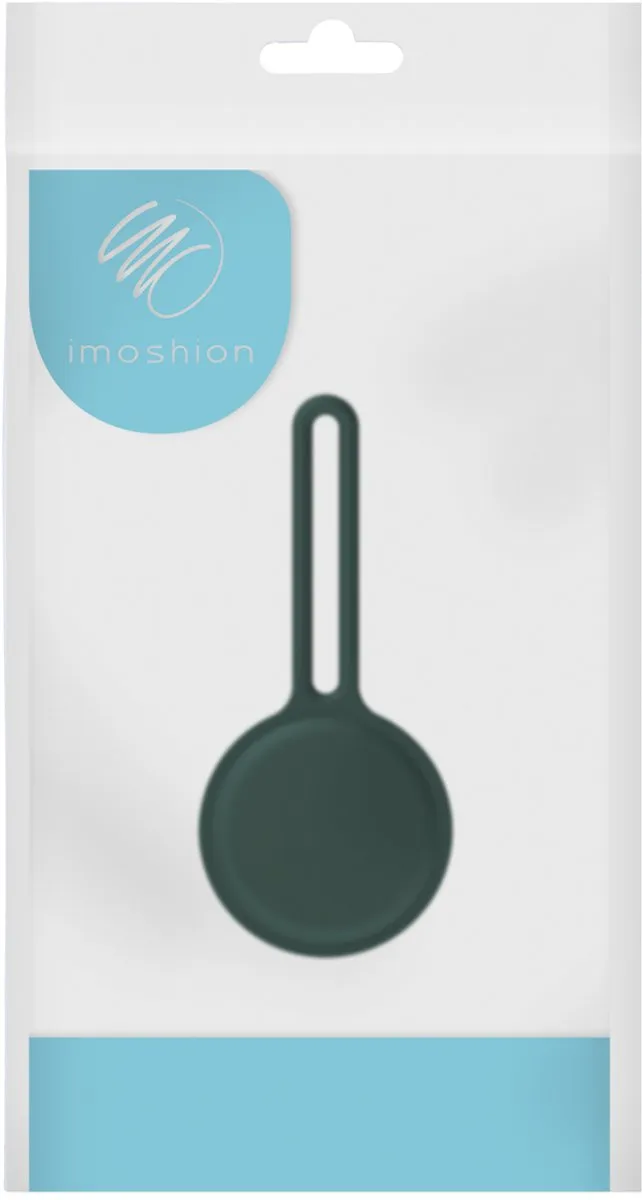 Imoshion Siliconen Keychain Case AirTag - Donkergroen