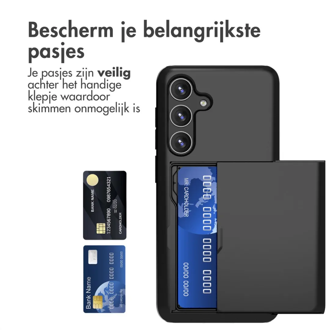 Imoshion Hoesje Samsung Galaxy S24 - 2 Pasjes - Zwart - afbeelding 2 van 6