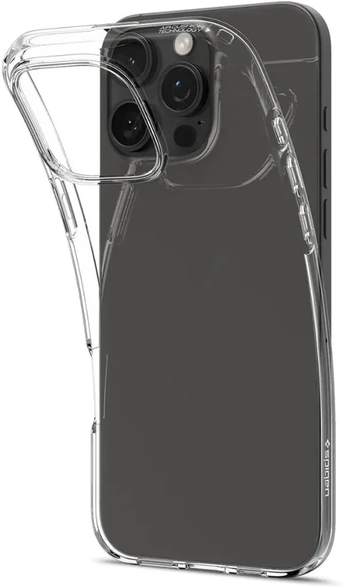 Spigen Crystal Flex ACS08159 iPhone 16 Pro Hoesje - Transparant
