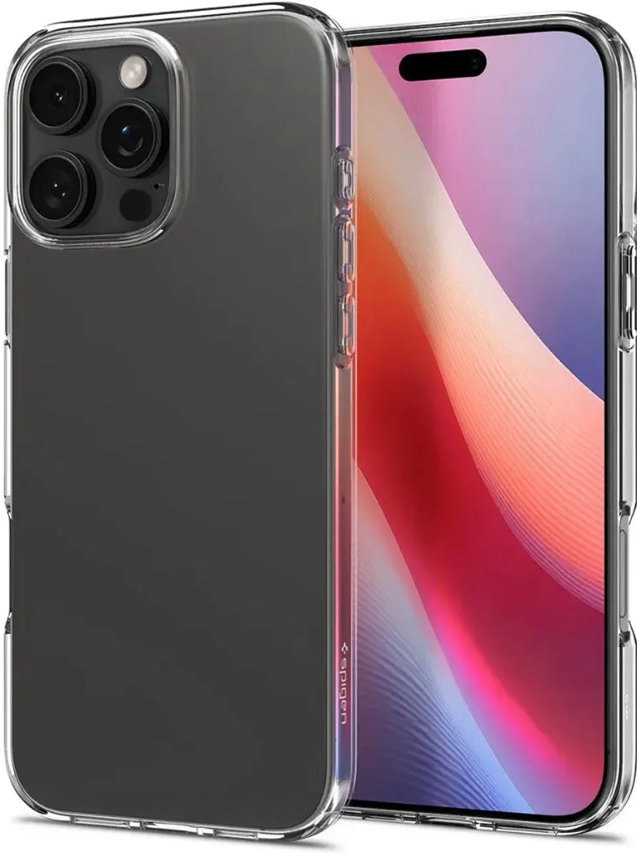 Spigen Crystal Flex ACS08159 iPhone 16 Pro Hoesje - Transparant