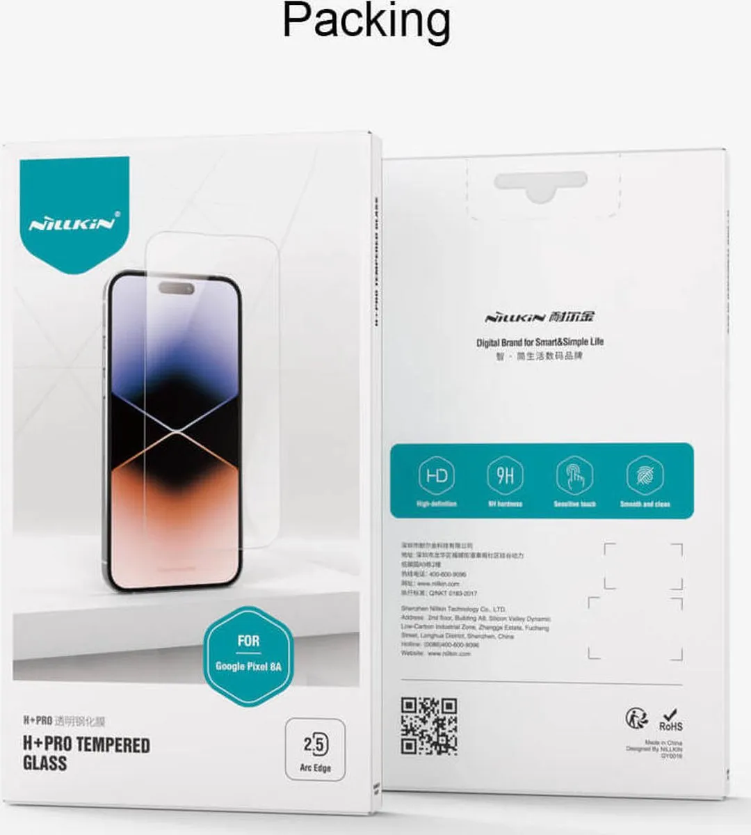 Nillkin H+ Pro Screen Protector Google Pixel 8a - 0.2mm