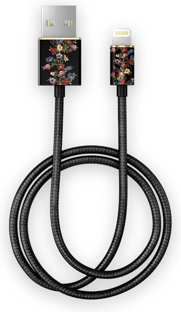 iDeal of Sweden Fashion Cable Lightning 2m - Dark Floral