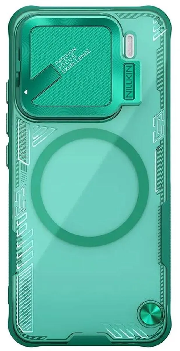 Nillkin IceBlade Prop Xiaomi 15 Hoesje - MagSafe/Qi2 Groen