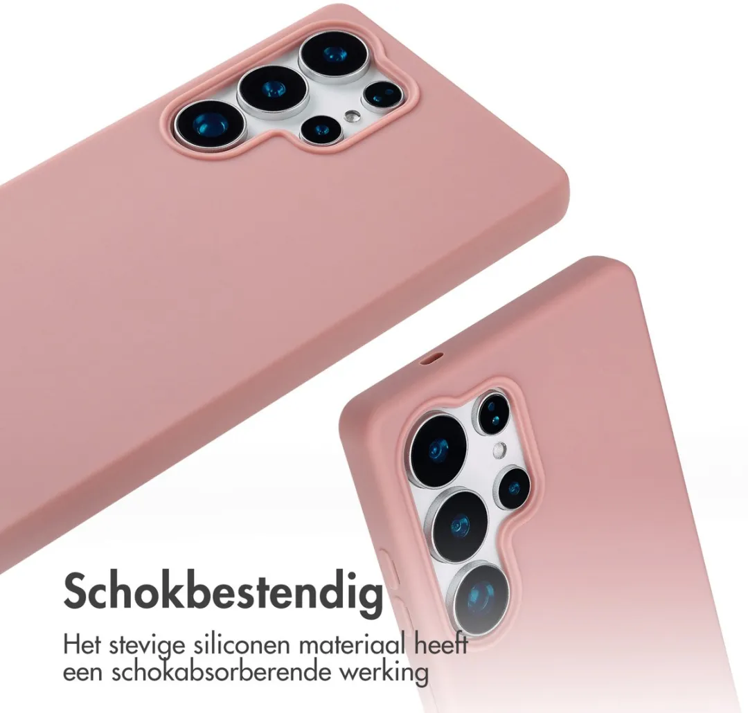 Imoshion Hoesje Samsung Galaxy S25 Ultra - Siliconen - Sand Pink - afbeelding 6 van 6