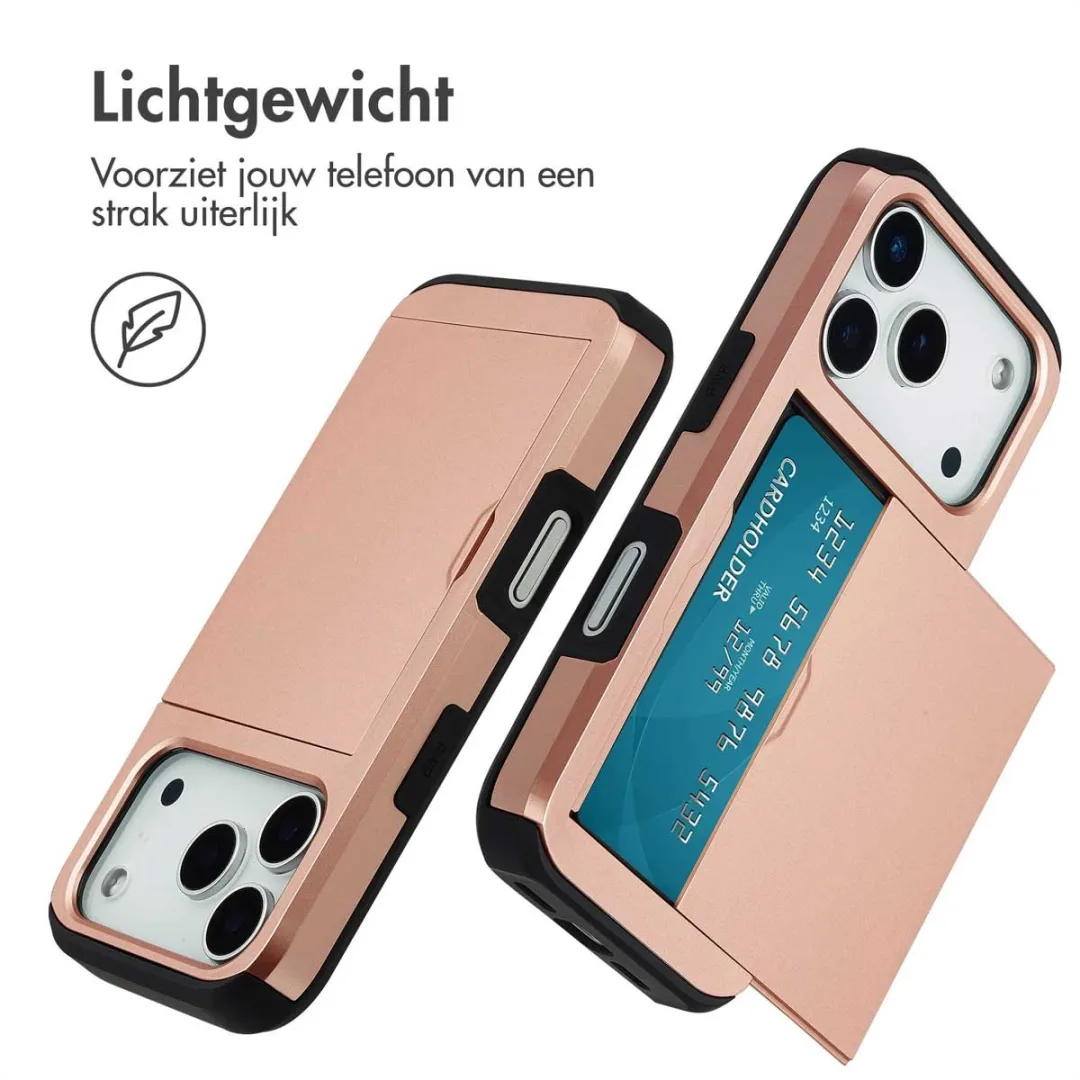 Imoshion Hoesje iPhone 17 Pro Rosé Goud - 2 Pasjes
