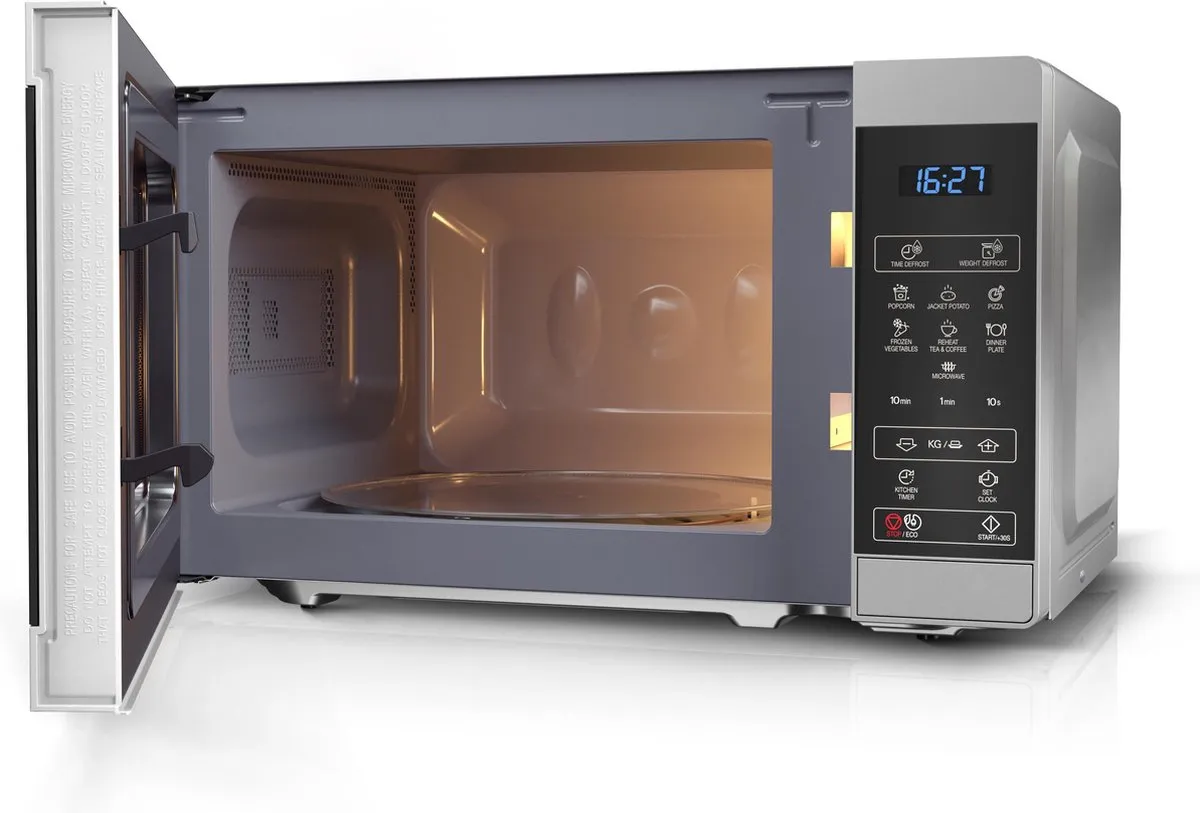 Sharp YC-MS02E-S Magnetron 800W - 20L - Zilver/Zwart