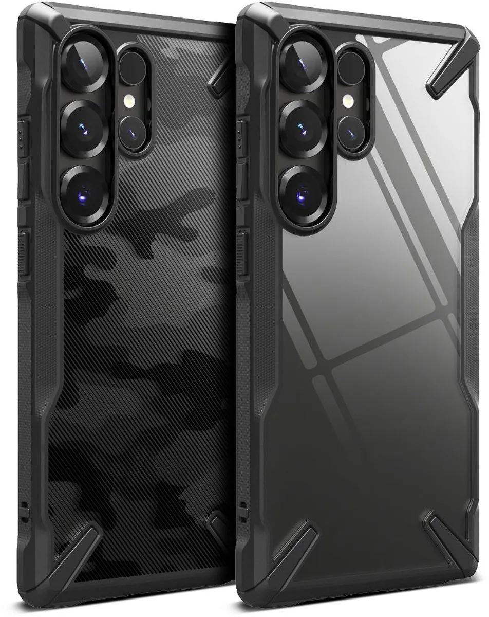 Ringke Fusion X Camo Hoesje Samsung Galaxy S25 Ultra - Transparent