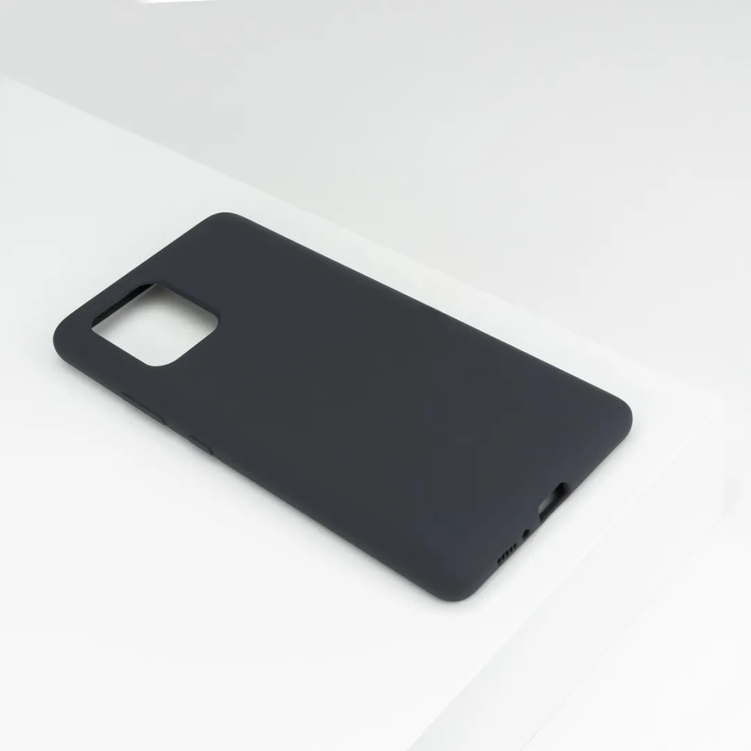 BMAX Siliconen Hoesje Samsung Galaxy S10 - Antraciet
