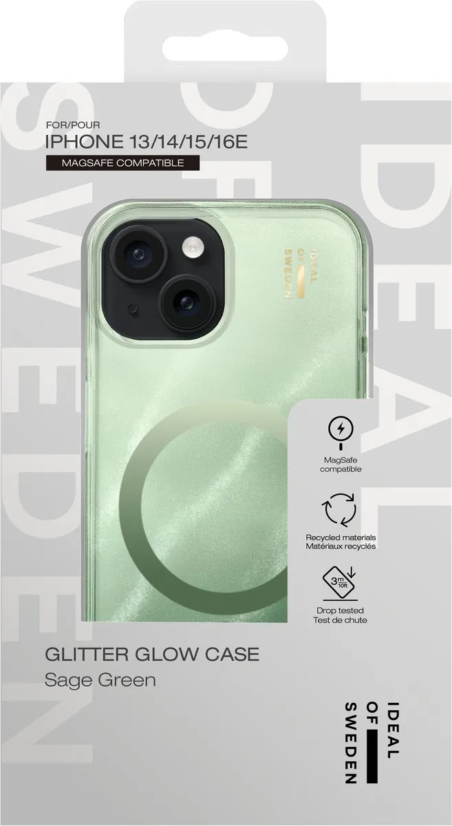 iDeal of Sweden Clear Case MagSafe - iPhone 13/14/15/16 Sage Groen