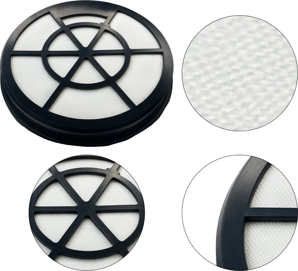 Bosch BBZ152EF Filter - 4 Stuks - Zwart - afbeelding 6 van 6