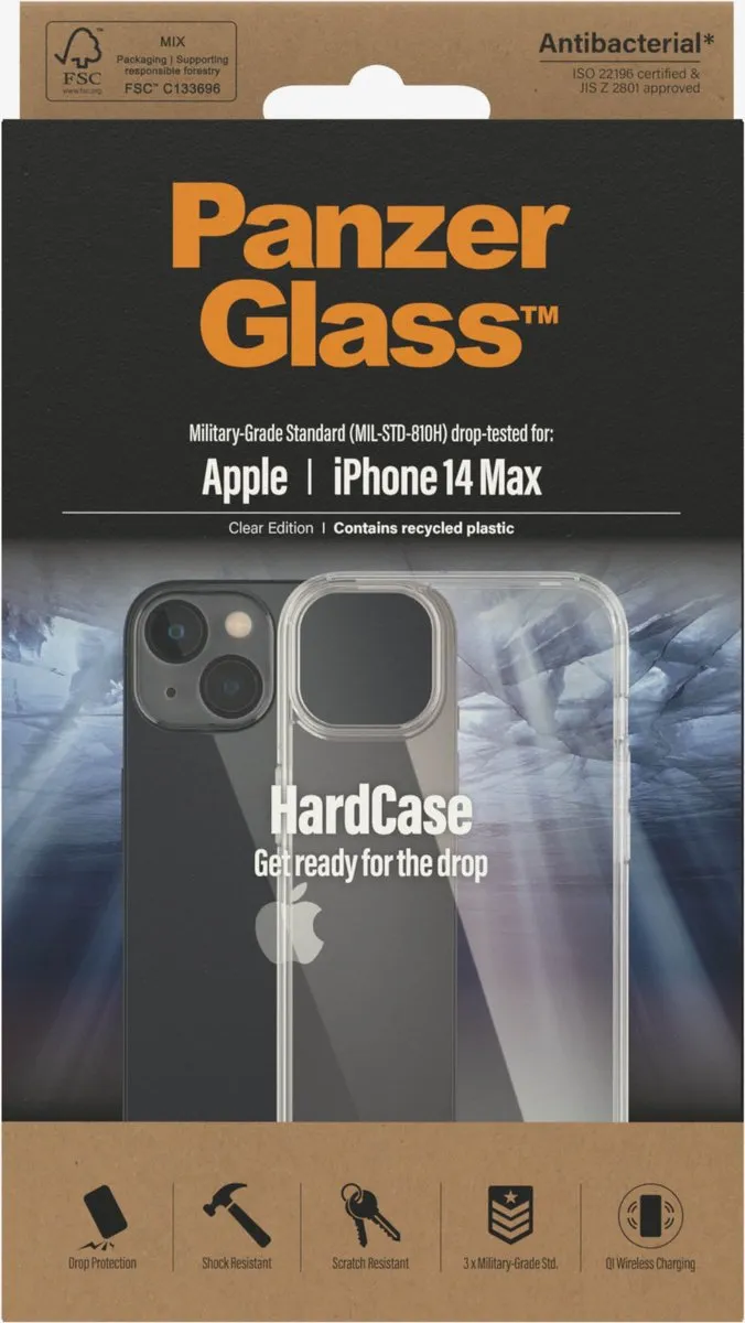 PanzerGlass HardCase PZ-0403 - iPhone 14 Plus - Transparant - afbeelding 6 van 6