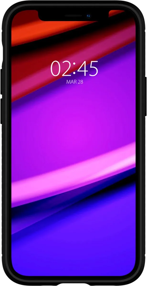 Spigen Rugged Armor Air Cushion iPhone 12 Mini Hoesje - Zwart