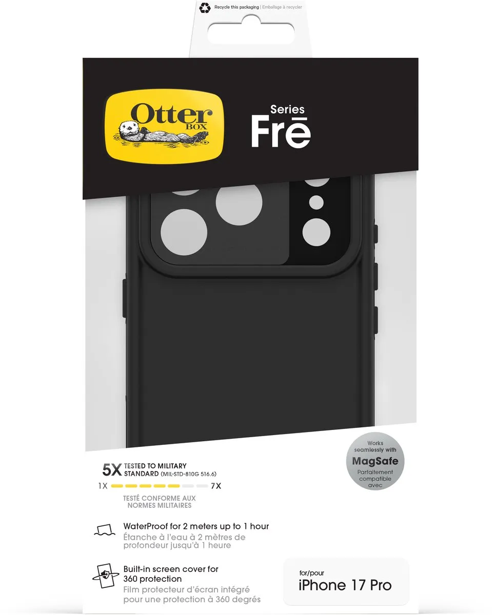OtterBox iPhone 17 Pro MagSafe Hoesje - Zwart