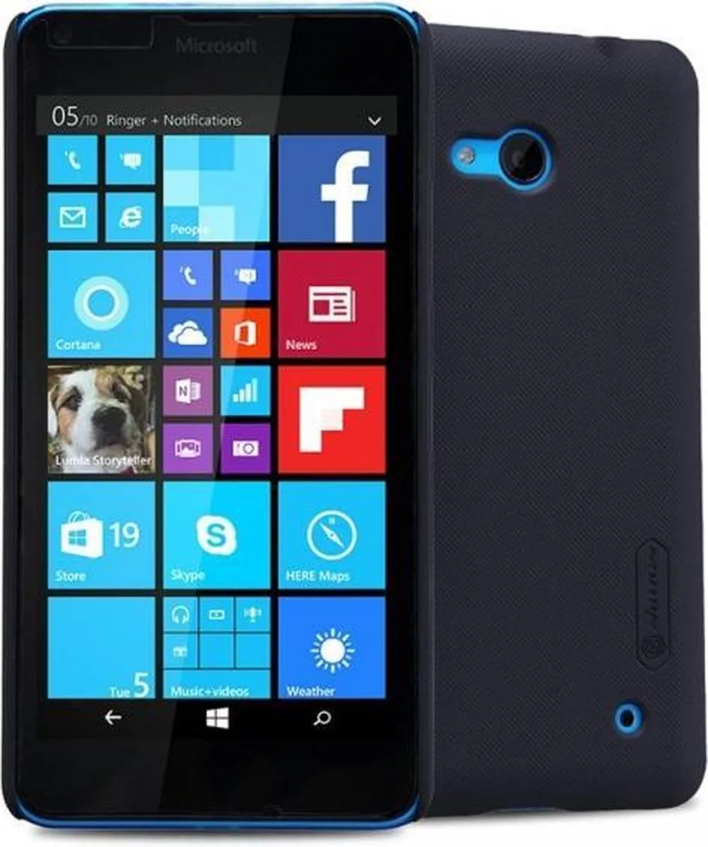 Nillkin Frosted Shield Hoes Microsoft Lumia 640 M64029733801 - Zwart - afbeelding 6 van 6