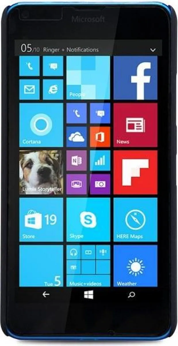 Nillkin Frosted Shield Hoes Microsoft Lumia 640 M64029733801 - Zwart - afbeelding 3 van 6