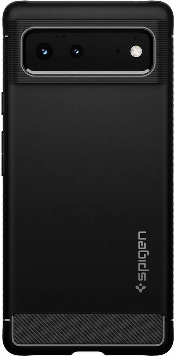 Spigen ACS03437 Rugged Armor Hoesje - Google Pixel 6 - Zwart