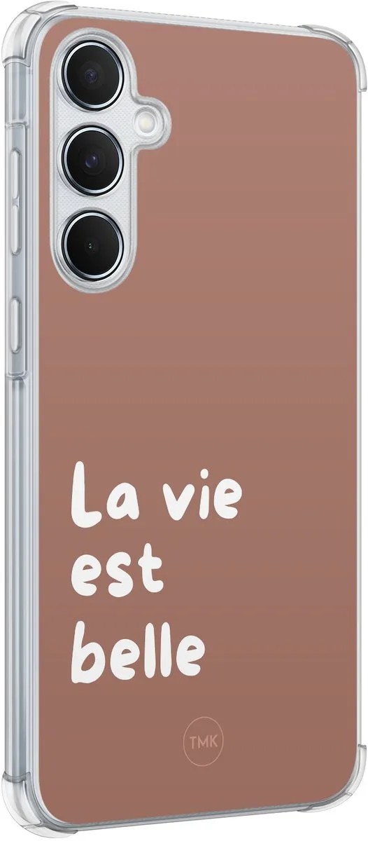 Casevibes Shockproof Hoesje Samsung Galaxy A55 - Bruin - S/A55/S/021