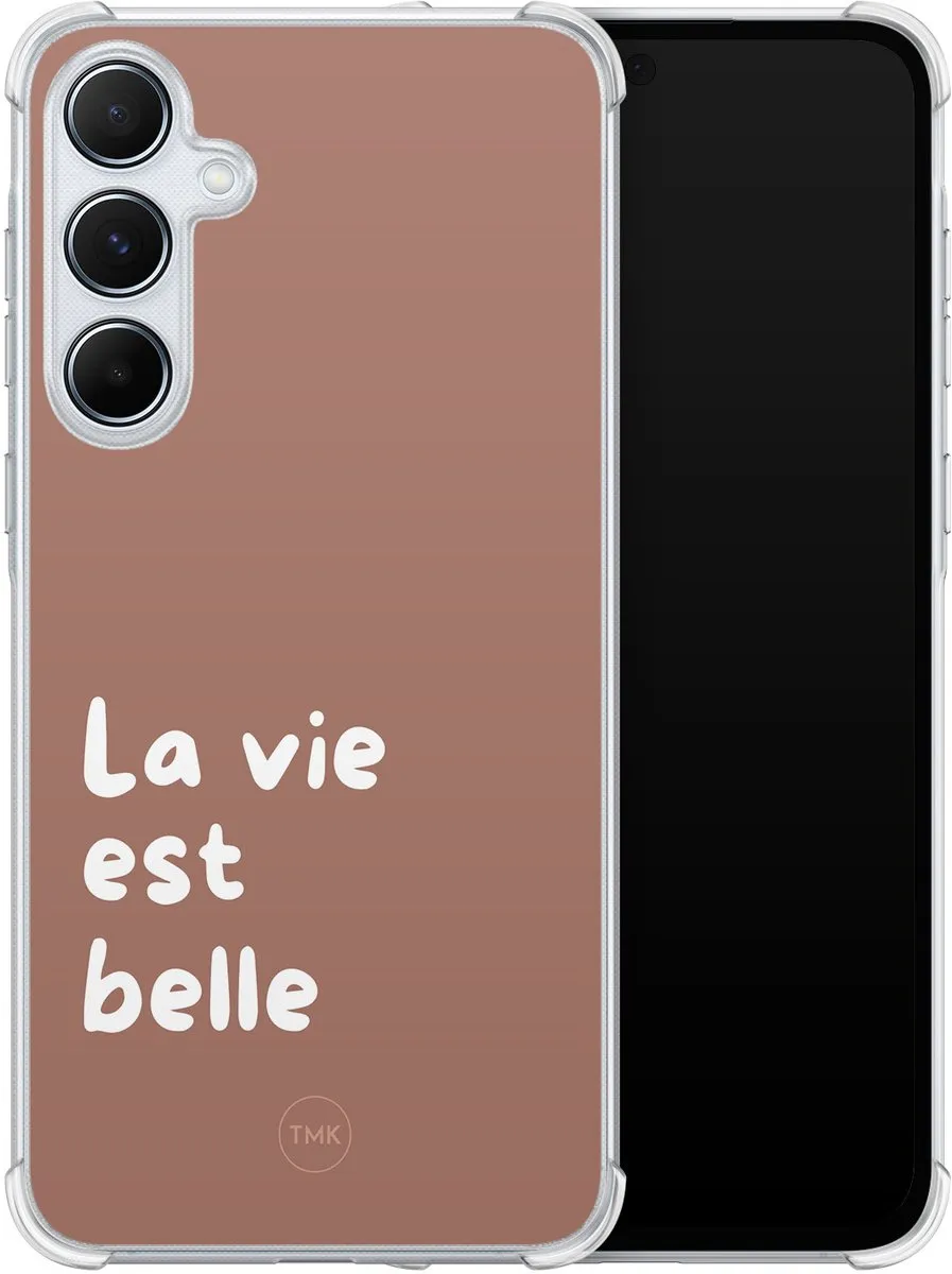 Casevibes Shockproof Hoesje Samsung Galaxy A55 - Bruin - S/A55/S/021