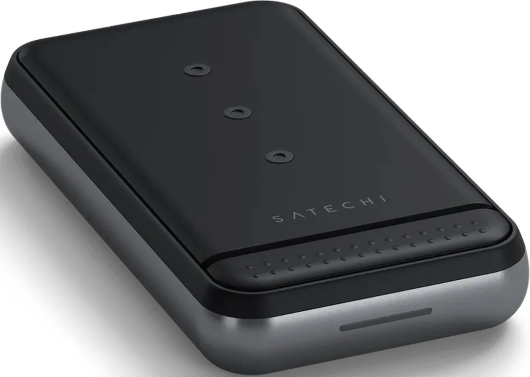 Satechi Duo ST-UCDWPBSM Draadloze Oplader & Powerbank 10000mAh - 10W - Grijs