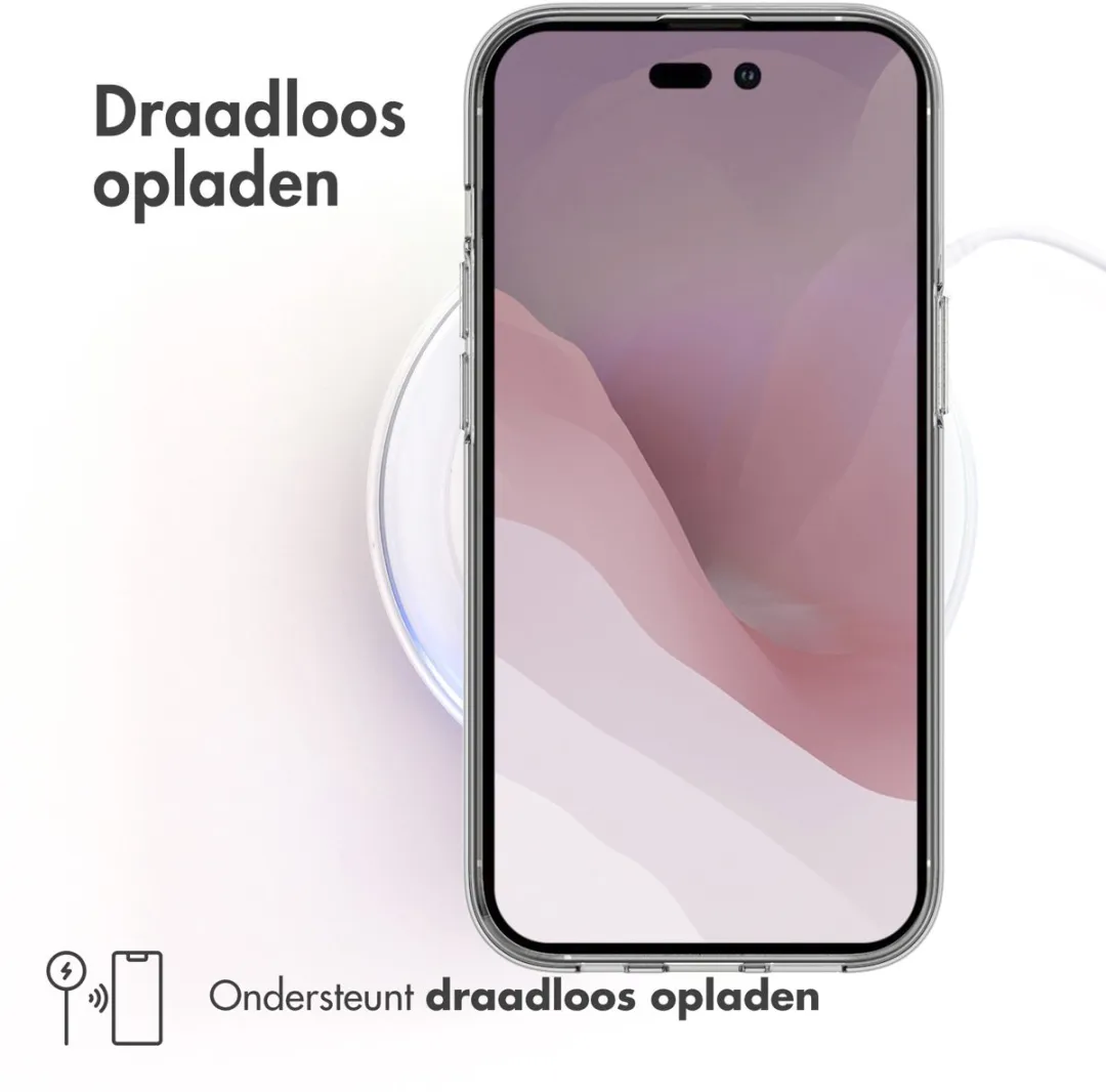 Accezz Hoesje iPhone 14 Pro Transparant