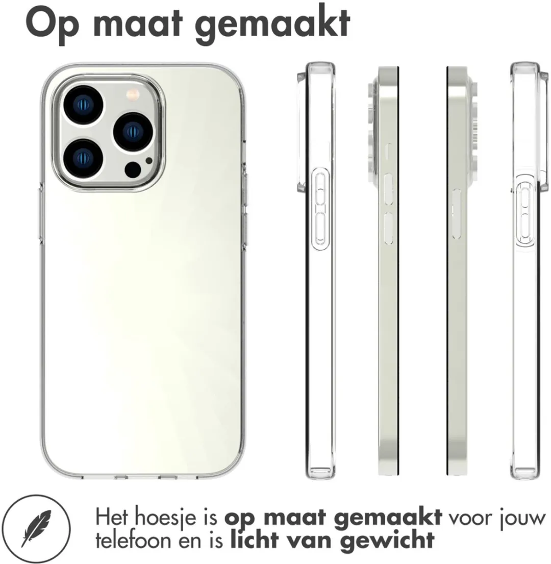Accezz Hoesje iPhone 14 Pro Transparant