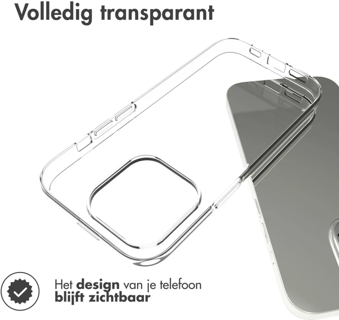 Accezz Hoesje iPhone 14 Pro Transparant