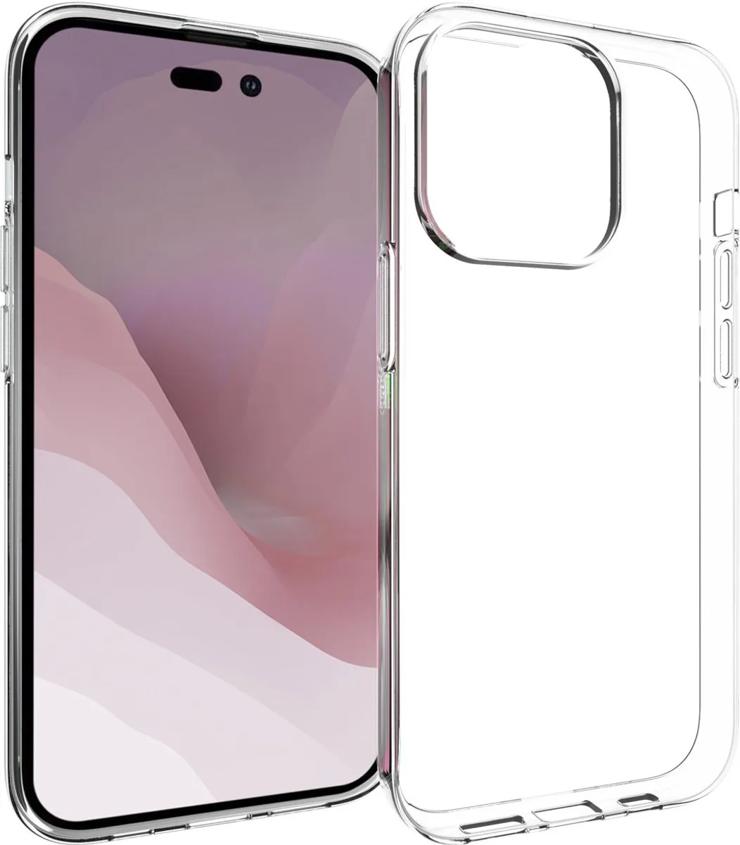 Accezz Hoesje iPhone 14 Pro Transparant