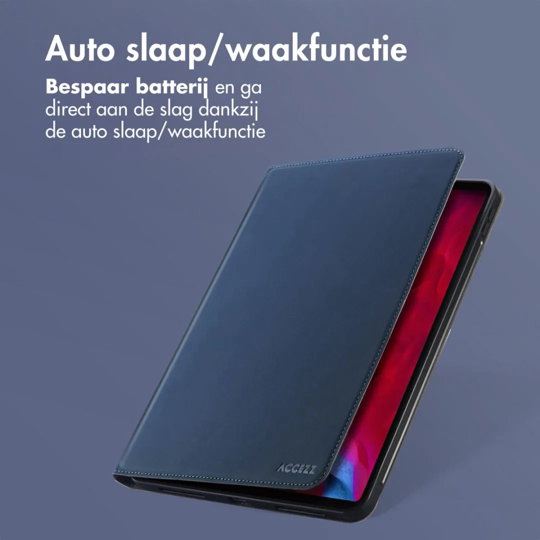 Accezz Tablethoes SH00068406 - Apple iPad Pro 12.9 2020/2021/2022 - Donkerblauw - afbeelding 6 van 6