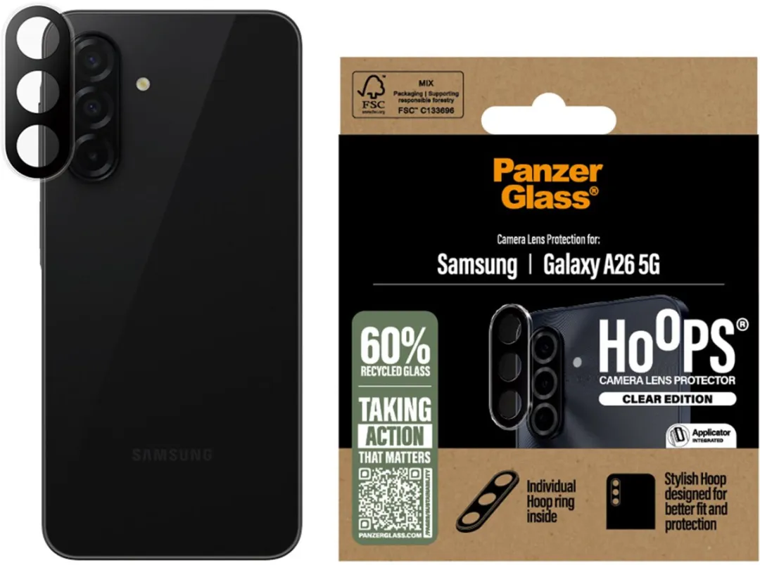 PanzerGlass Hoops Camera Lens Protector Samsung Galaxy A26 - 1 Stuk