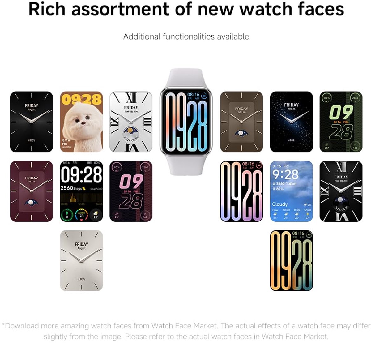 XIAOMI Smart Band 9 Pro Activity Tracker sportfitnesstracker, hardloophorloge, 1,74 inch smal vierkant scherm, batterijduur van 21 dagen, verbeterde slaaptracking, 5ATM GPS, compatibel met Android en iOS, Moonlight Silver