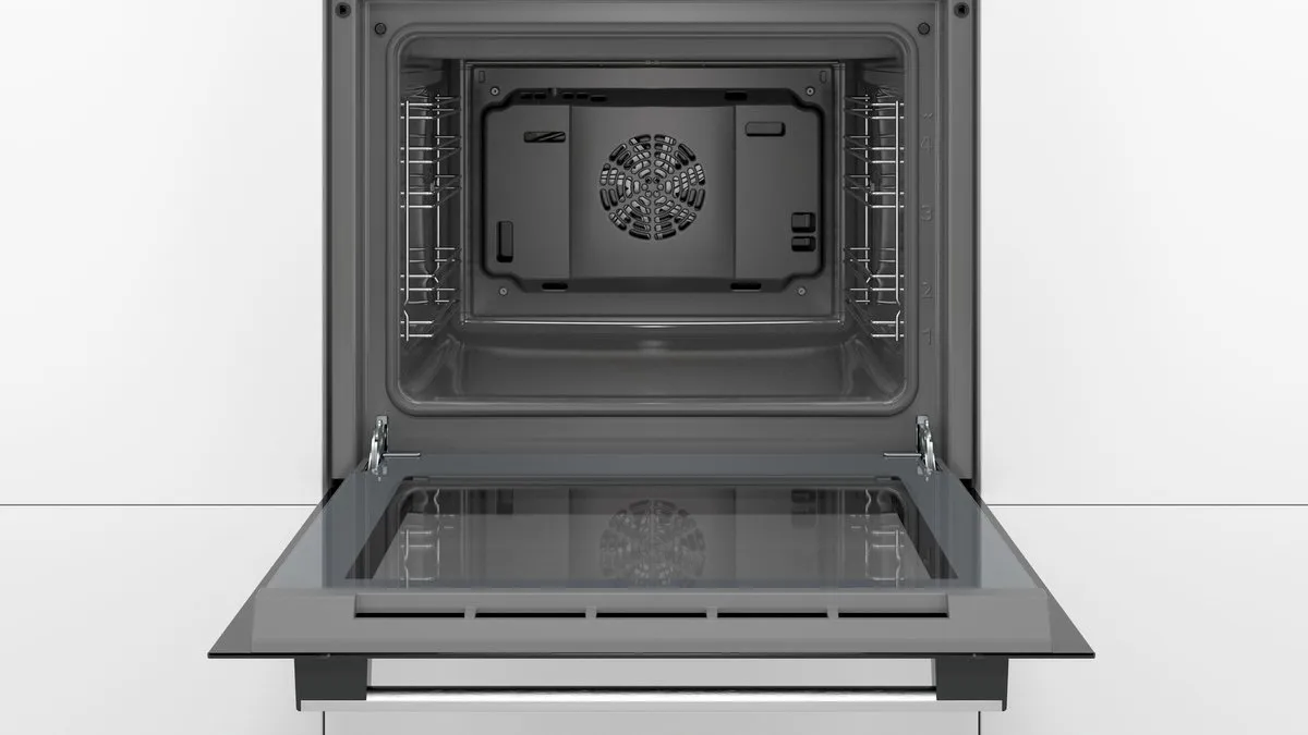 Bosch HBF114BS1 Inbouwoven 66L - Grijs/Zwart