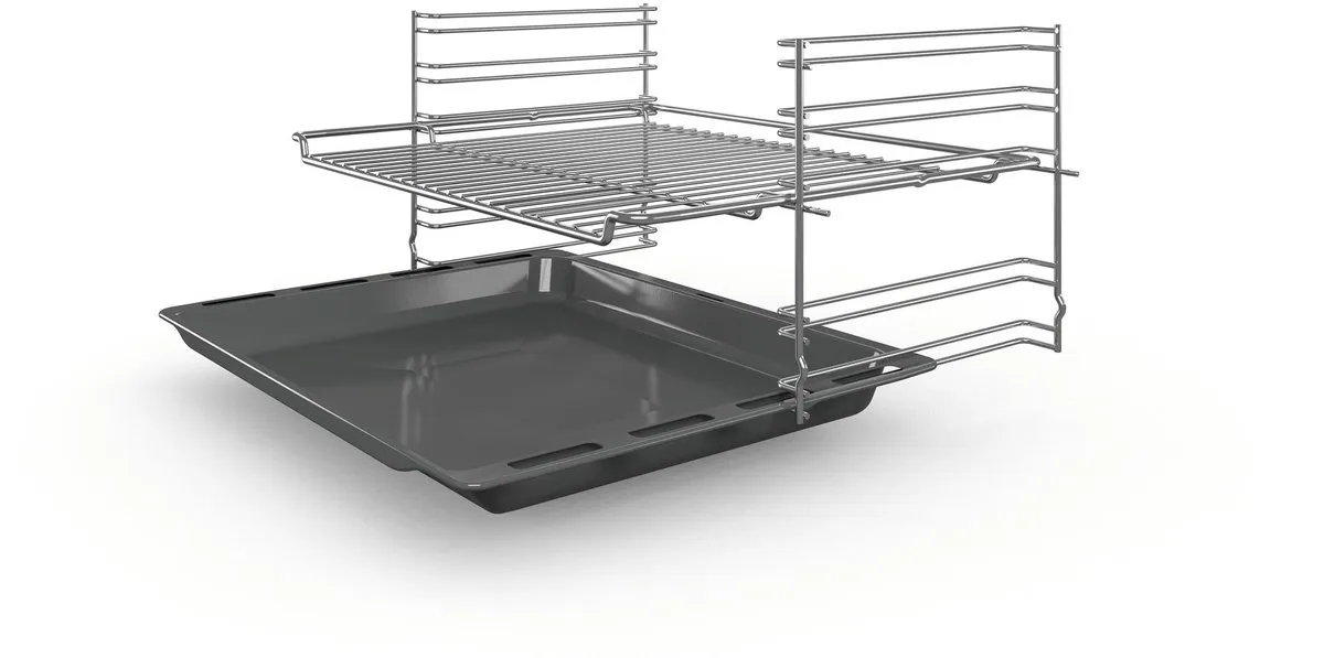 Bosch HBF114BS1 Inbouwoven 66L - Grijs/Zwart