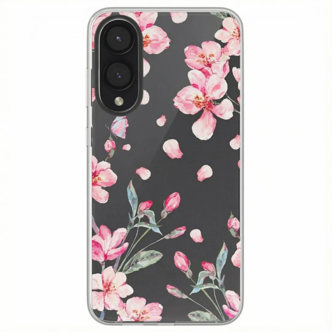 imoshion Hoesje - Geschikt voor Samsung Galaxy S25 Edge - Design hoesje - Blossom Watercolor