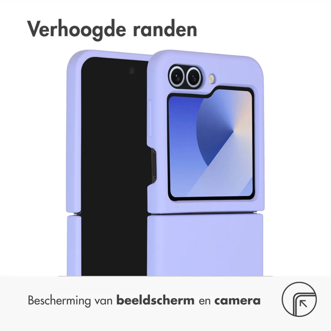 Accezz Hoesje Samsung Galaxy Z Flip 6 - Paars - afbeelding 6 van 6