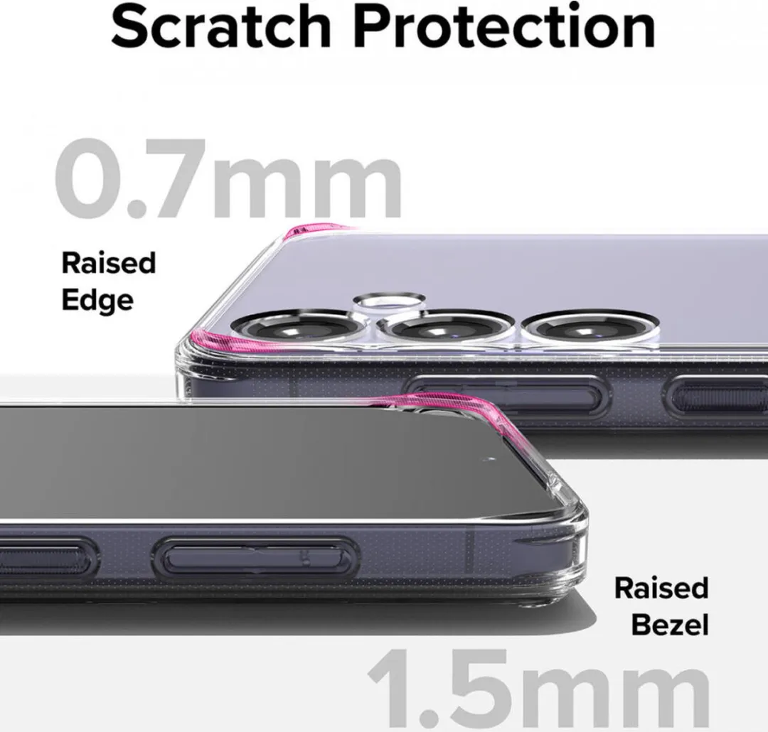 Ringke Fusion Hoesje Samsung Galaxy S24 Plus - Antikrascoating - Transparant
