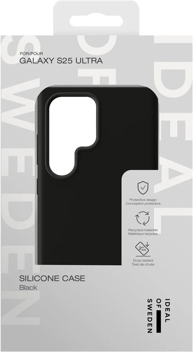 iDeal of Sweden Silicone Hoesje S25 Ultra - Zwart - IDSIC-S25U-01