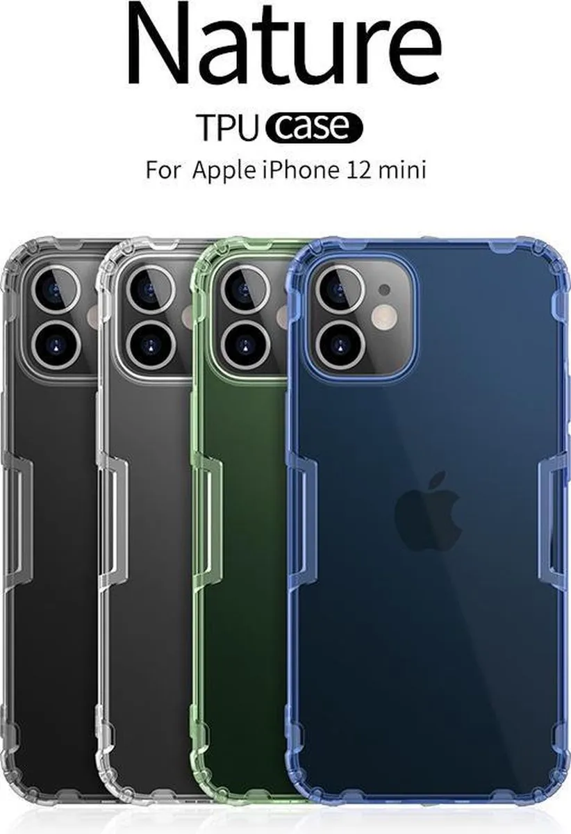 Nillkin iPhone 12 Mini Hoesje Grijs - IP12M-20 - afbeelding 4 van 4