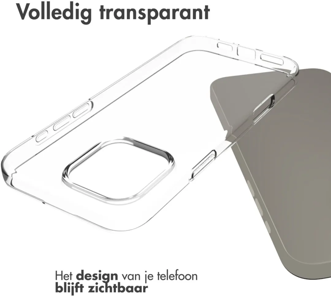 Accezz Hoesje iPhone 16 Pro Max Transparant