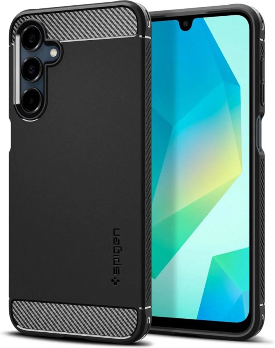 Spigen Rugged Armor ACS08891 Backcover - Samsung Galaxy A16 - Matte Black