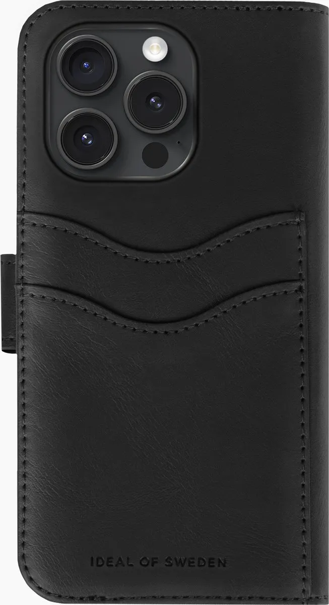 iDeal of Sweden Magnet Wallet IDMWP-I2461P-01 - iPhone 16 Pro - 6 Pasjes - Zwart