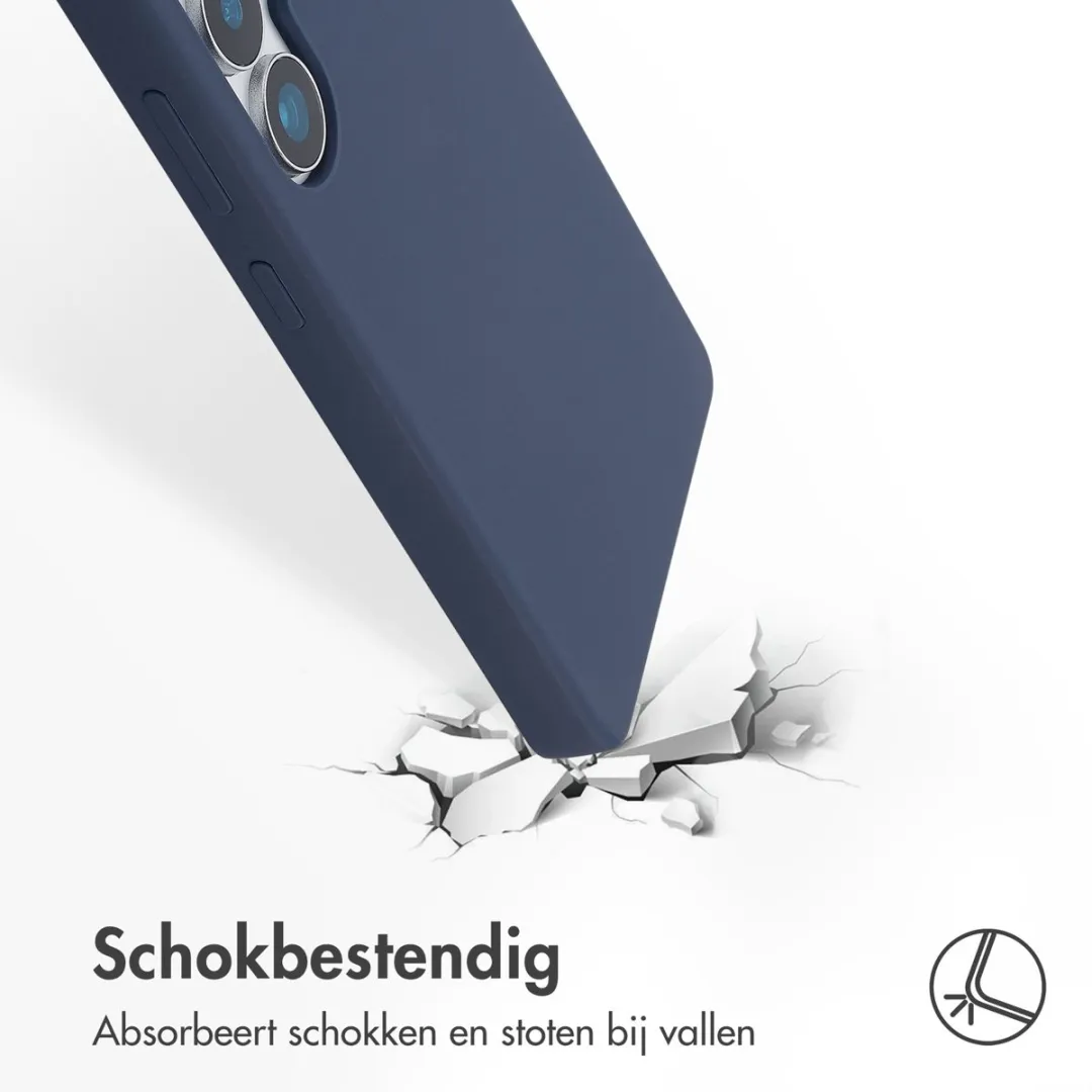 Accezz Hoesje Samsung Galaxy S25 Ultra Donkerblauw