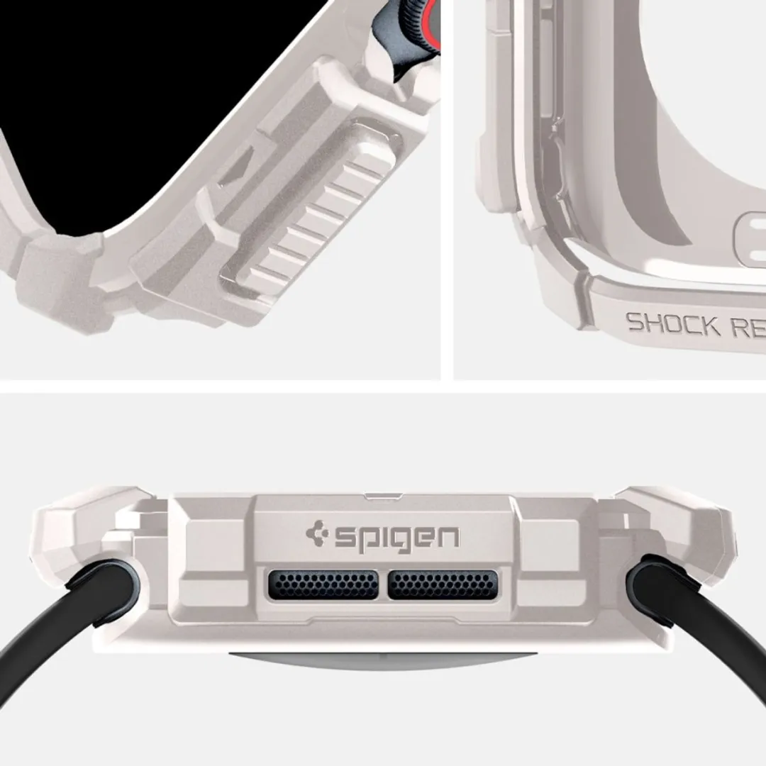 Spigen Rugged Armor Apple Watch 10 46mm - Beige