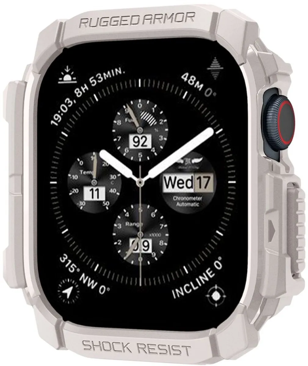 Spigen Rugged Armor Apple Watch 10 46mm - Beige