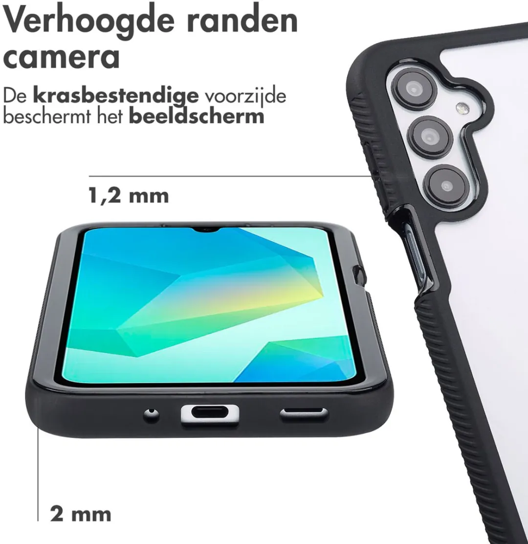 Imoshion Hoesje Samsung Galaxy A16 - 360° Beschermend - Zwart