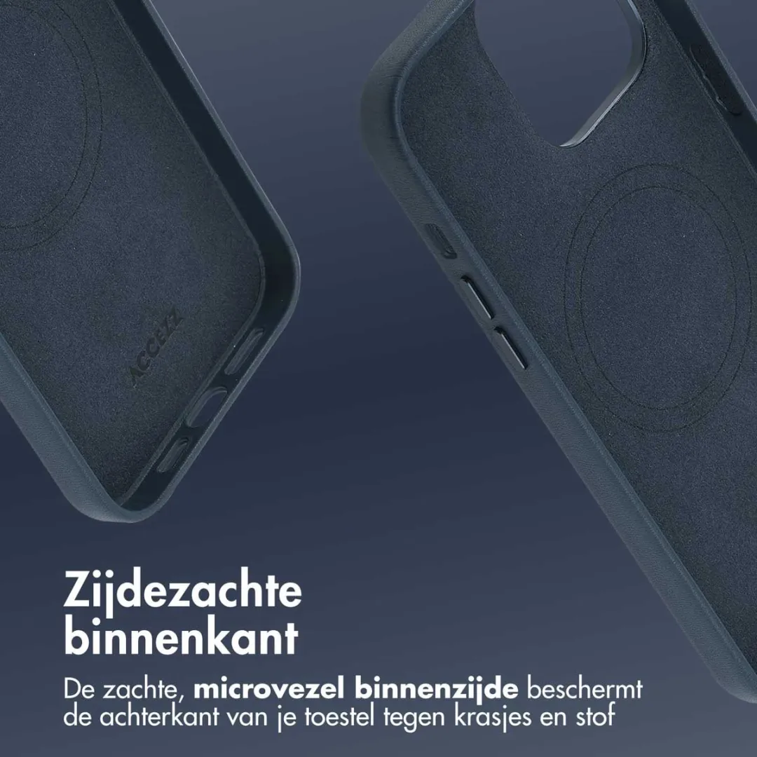 Accezz Hoesje iPhone 14 Pro Max MagSafe Nightfall Blue - 2 Pasjes