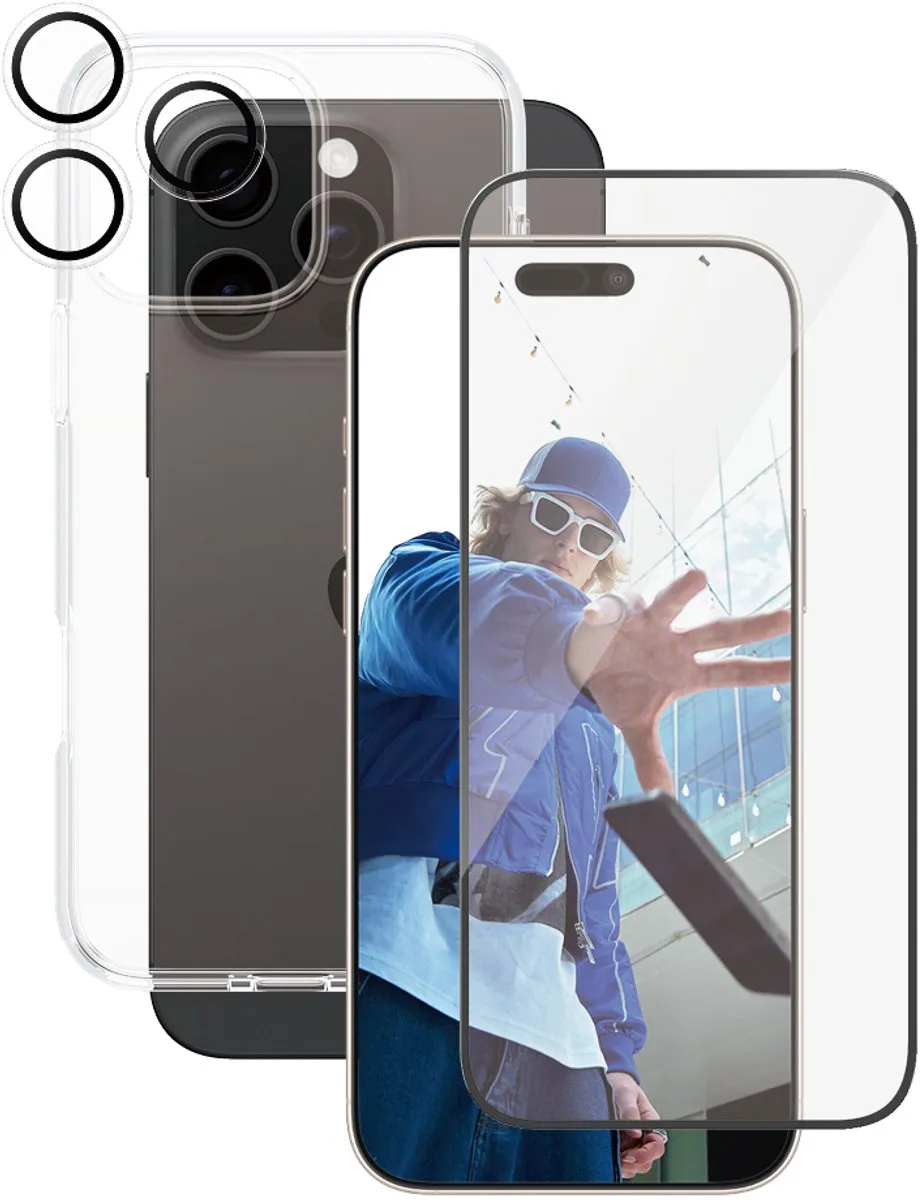 PanzerGlass CARE by PG3-in-1 iPhone 16 Pro Max - B1356+2864+1286 - afbeelding 5 van 6